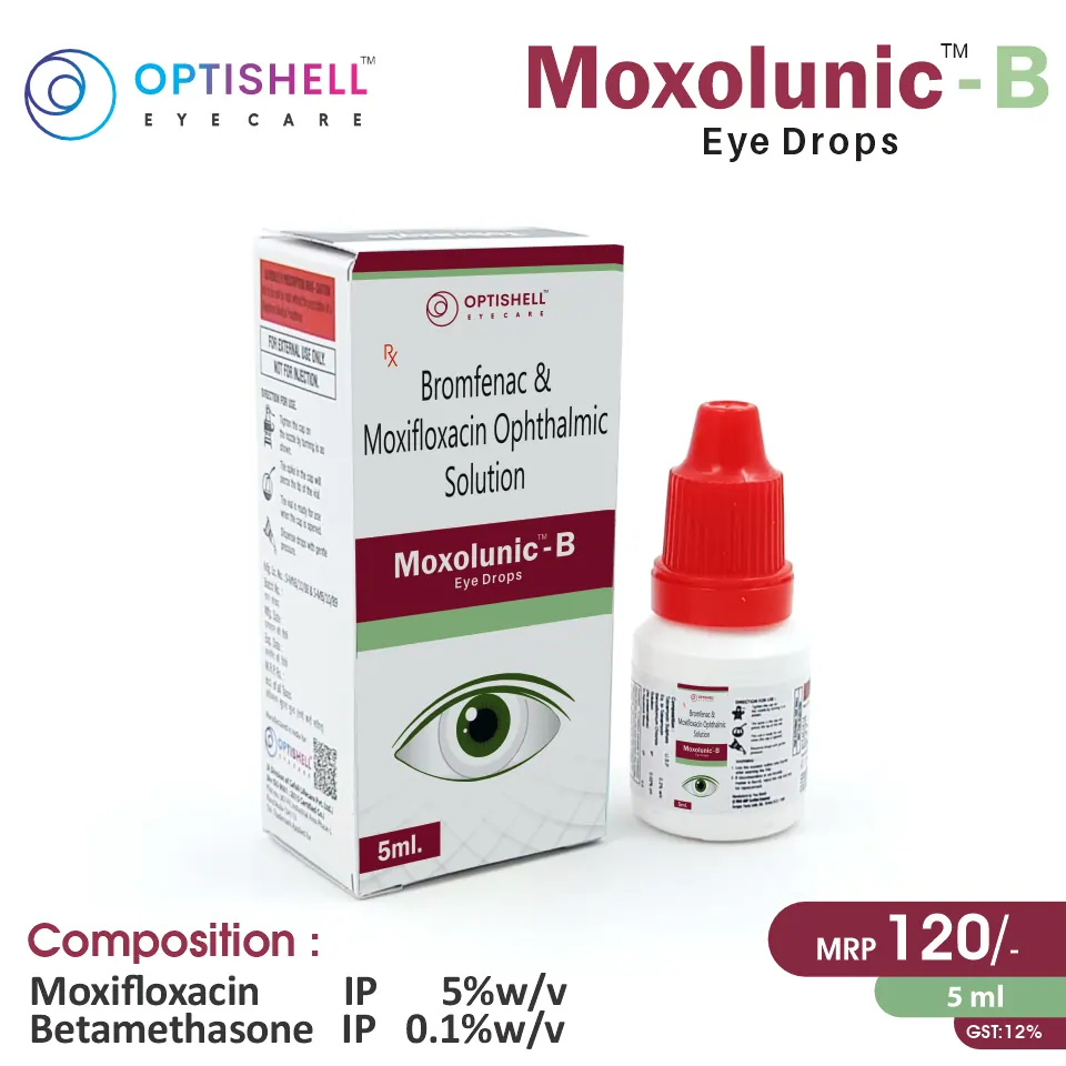 Moxifloxacin 0.5% + Betamethasone 0.1% Eye Drops PCD Pharma Franchise